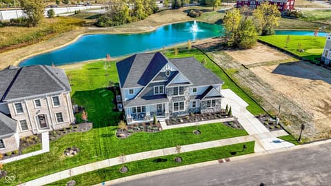 Aerial view at 1560 Old Hickory Lane, Westfield, IN