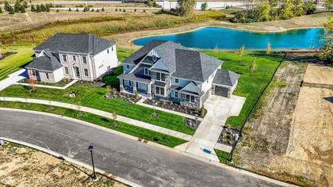 Aerial view at 1560 Old Hickory Lane, Westfield, IN