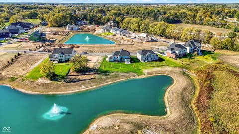 Aerial view at 1560 Old Hickory Lane, Westfield, IN