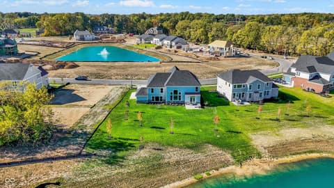 Aerial view at 1560 Old Hickory Lane, Westfield, IN