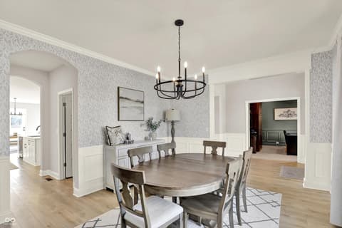 Dining room at 1560 Old Hickory Lane, Westfield, IN