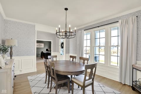 Dining room at 1560 Old Hickory Lane, Westfield, IN