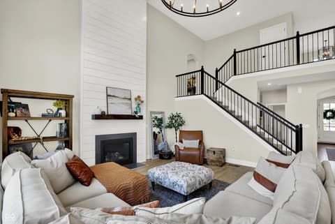 Living room at 1560 Old Hickory Lane, Westfield, IN
