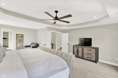Primary bedroom at 1560 Old Hickory Lane, Westfield, IN