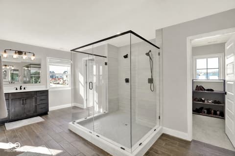 Primary bathroom at 1560 Old Hickory Lane, Westfield, IN