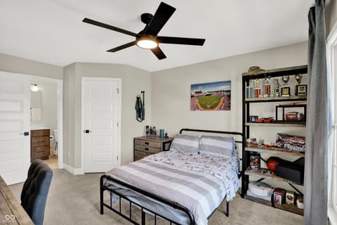 Bedroom at 1560 Old Hickory Lane, Westfield, IN