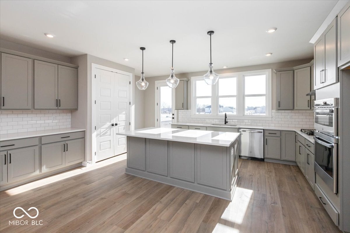 Bright, spacious kitchen with premium finishes and natural light.