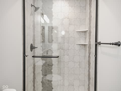Primary bathroom at 12517 Timber Creek Drive, Carmel, IN