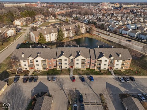 Aerial view at 12517 Timber Creek Drive, Carmel, IN