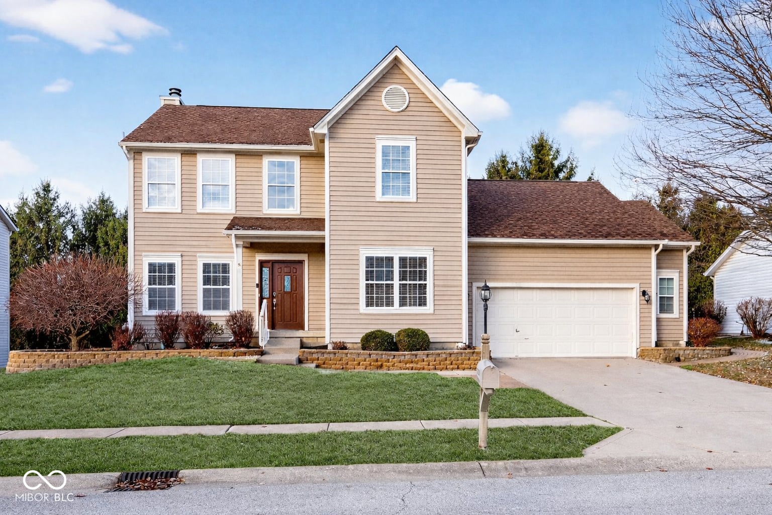 Front exterior at 13228 Dunwoody Lane, Carmel, IN