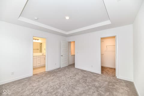 Primary bedroom at 6959 Equality Boulevard, Carmel, IN