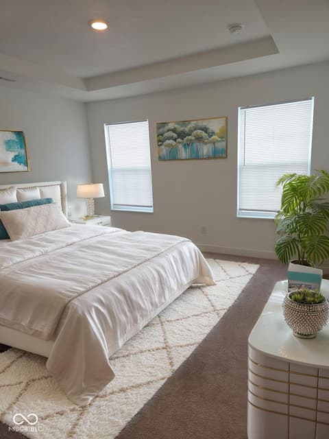Primary bedroom at 6959 Equality Boulevard, Carmel, IN