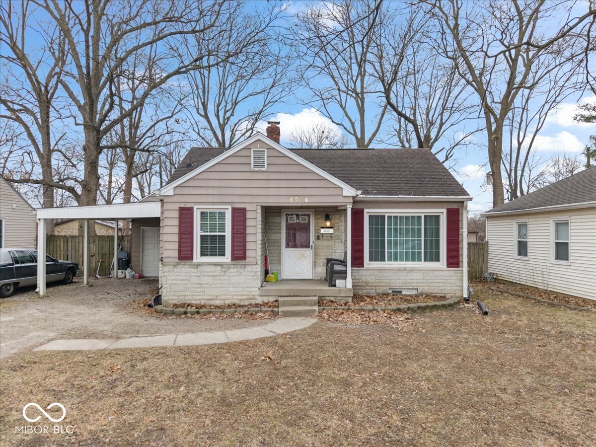Front exterior at 4544 N Longworth Avenue, Indianapolis, IN