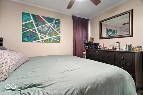 Bedroom at 4544 N Longworth Avenue, Indianapolis, IN