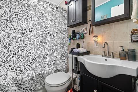 Bathroom at 4544 N Longworth Avenue, Indianapolis, IN