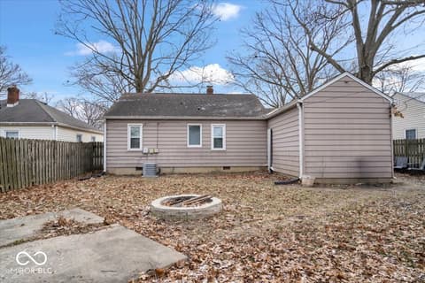 Backyard at 4544 N Longworth Avenue, Indianapolis, IN
