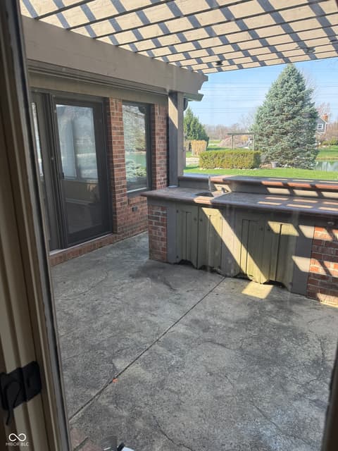 Outdoor living area at 4918 Palomino Trail, Indianapolis, IN