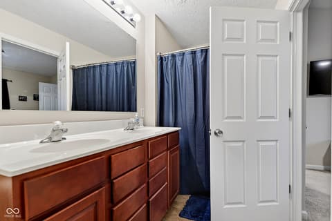 Primary bathroom at 15363 Mystic Rock Drive, Carmel, IN