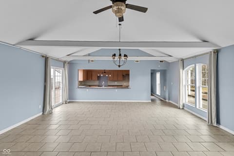 Living room at 1736 N Graham Avenue, Indianapolis, IN
