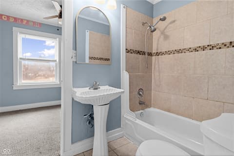 Bathroom at 1736 N Graham Avenue, Indianapolis, IN