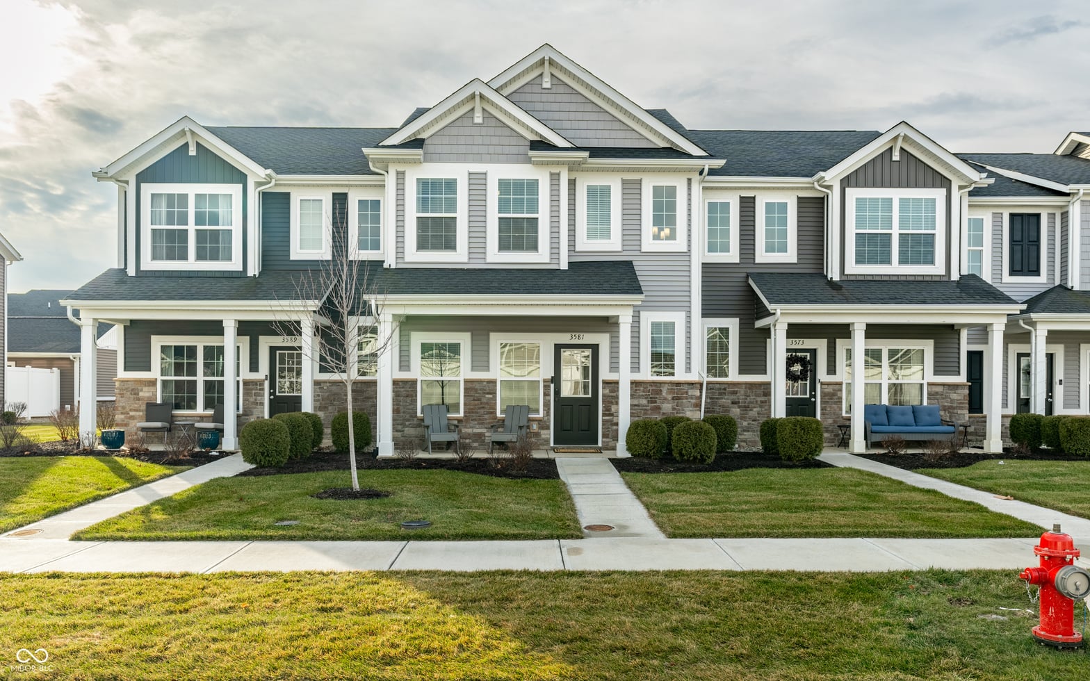 Front exterior at 3581 Lehigh Avenue, Westfield, IN
