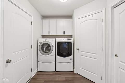 Laundry room at 154 Asbury Drive, Anderson, IN