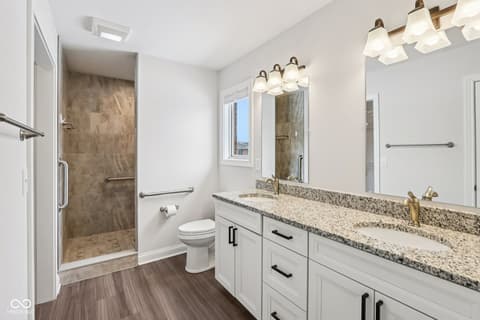 Bathroom at 154 Asbury Drive, Anderson, IN