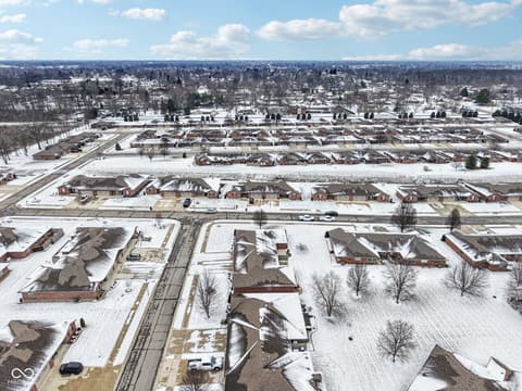 Aerial view at 154 Asbury Drive, Anderson, IN