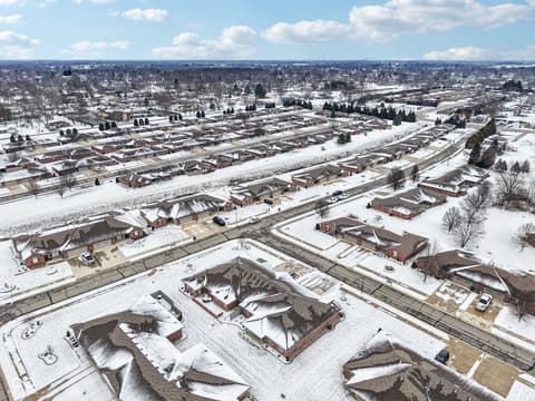 Aerial view at 154 Asbury Drive, Anderson, IN