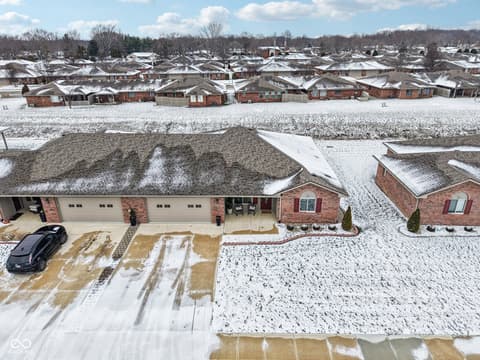Aerial view at 154 Asbury Drive, Anderson, IN