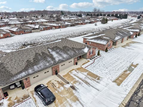 Aerial view at 154 Asbury Drive, Anderson, IN