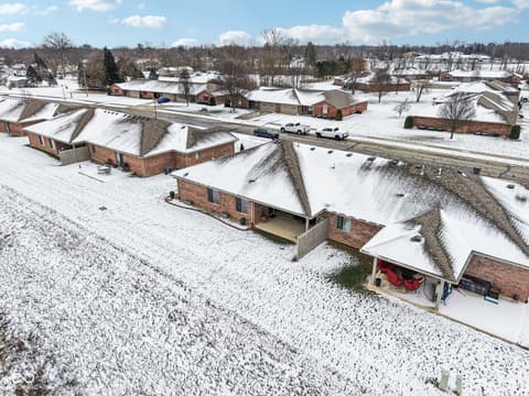 Aerial view at 154 Asbury Drive, Anderson, IN