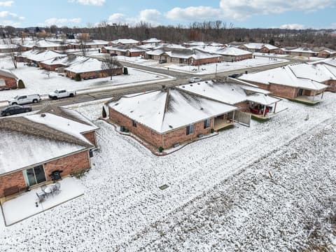 Aerial view at 154 Asbury Drive, Anderson, IN