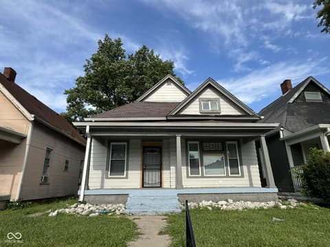 Front exterior at 24 Neal Avenue, Indianapolis, IN