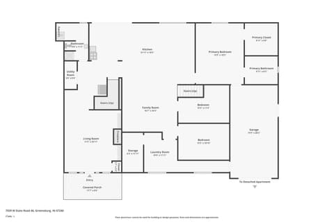 Floor Plan — 7559 W State Road 46, Greensburg, IN