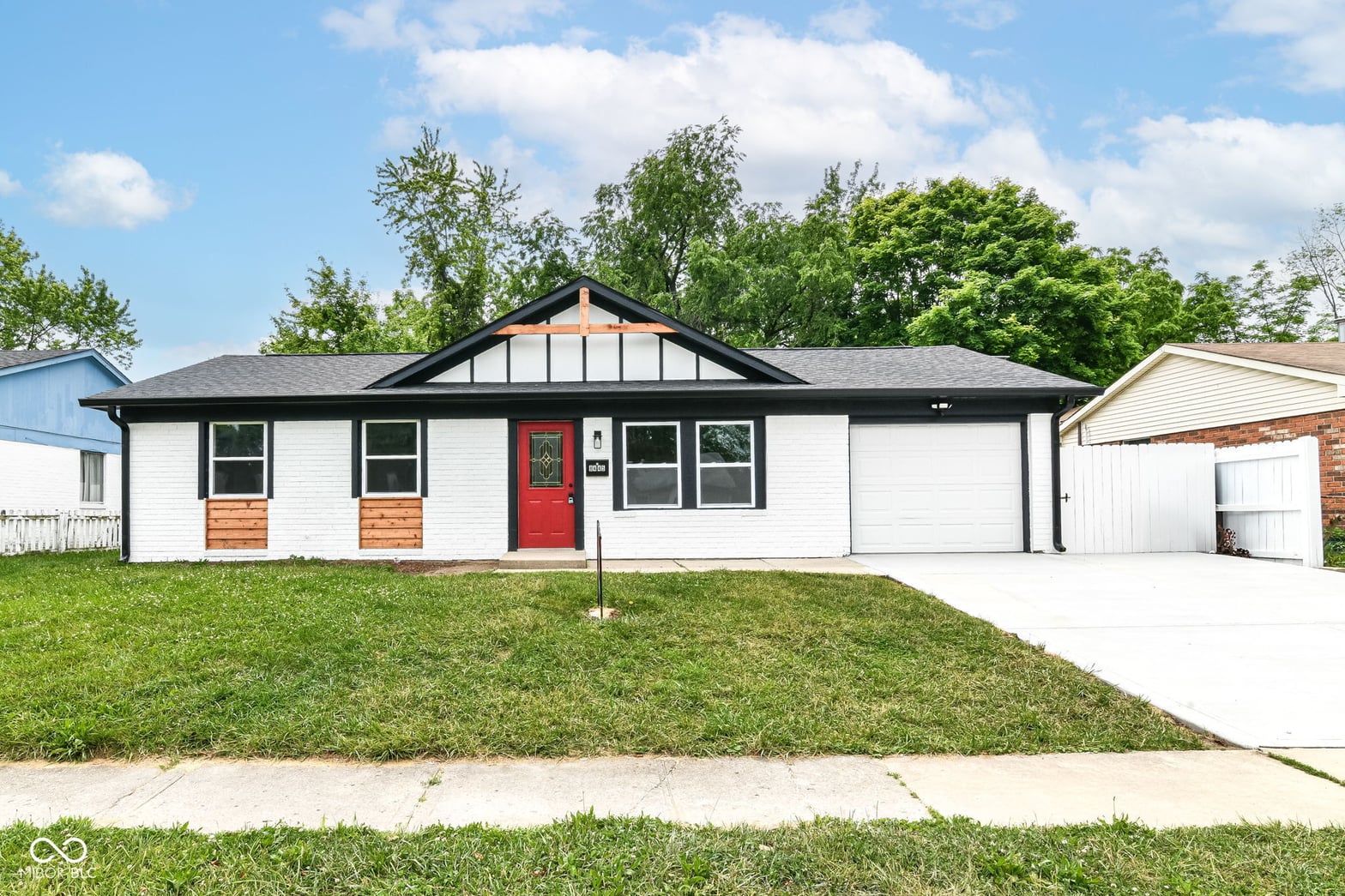 Front exterior at 8445 Montery Road, Indianapolis, IN