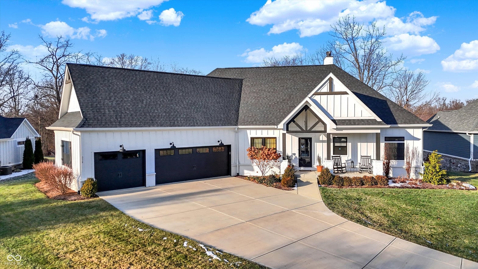 Front exterior at 376 Parkside Circle, Greenfield, IN
