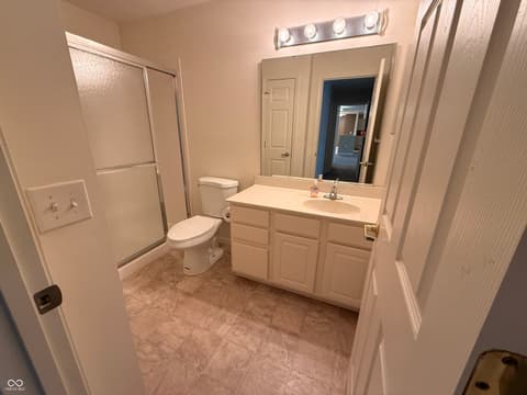 Primary bathroom at 6525 Emerald Hill Court, Indianapolis, IN