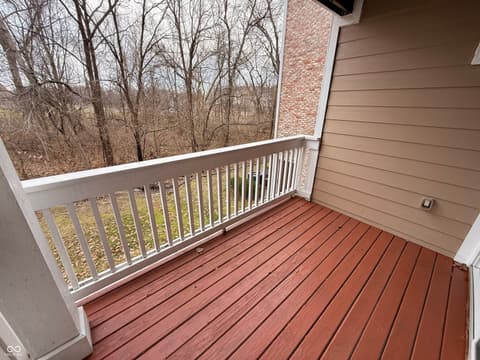 Outdoor living area at 6525 Emerald Hill Court, Indianapolis, IN