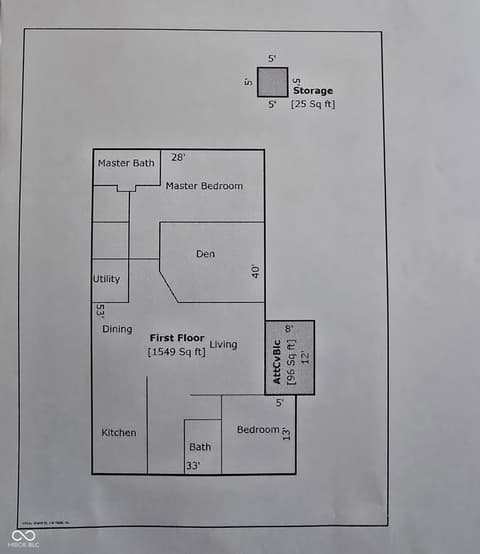 Floor Plan — 6525 Emerald Hill Court, Indianapolis, IN