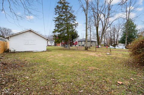 Yard at 3640 N Temple Avenue, Indianapolis, IN