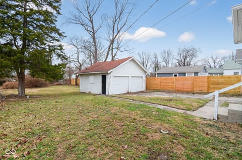 Yard at 3640 N Temple Avenue, Indianapolis, IN