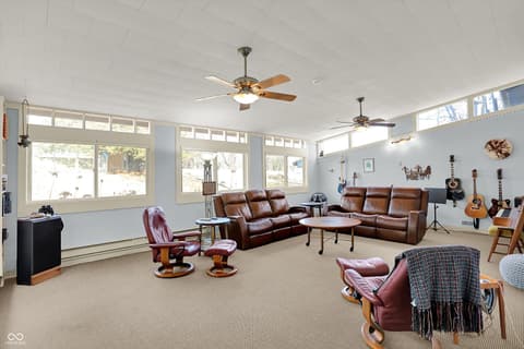 Family room at 609 E Audubon Drive, Bloomington, IN
