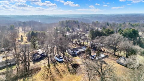 Aerial view at 609 E Audubon Drive, Bloomington, IN