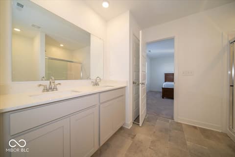 Bathroom at 1240 Patens Drive, Greenwood, IN