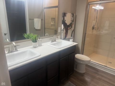 Bathroom at 1315 Bontrager Lane, Shelbyville, IN