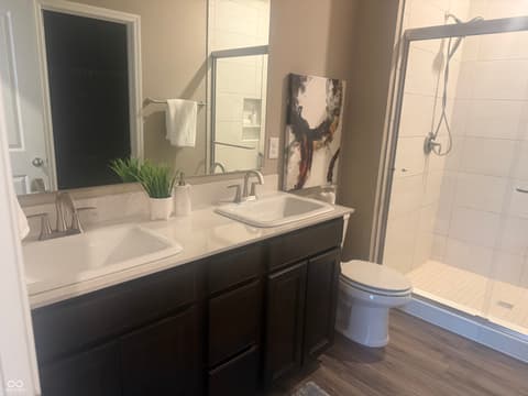 Bathroom at 1315 Bontrager Lane, Shelbyville, IN