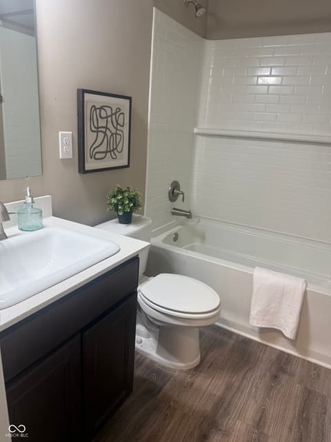 Bathroom at 1315 Bontrager Lane, Shelbyville, IN