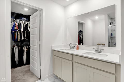 Bathroom at 727 Oxford Lane, Danville, IN