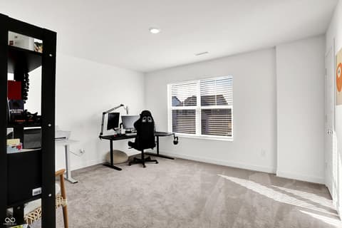 Home office at 727 Oxford Lane, Danville, IN